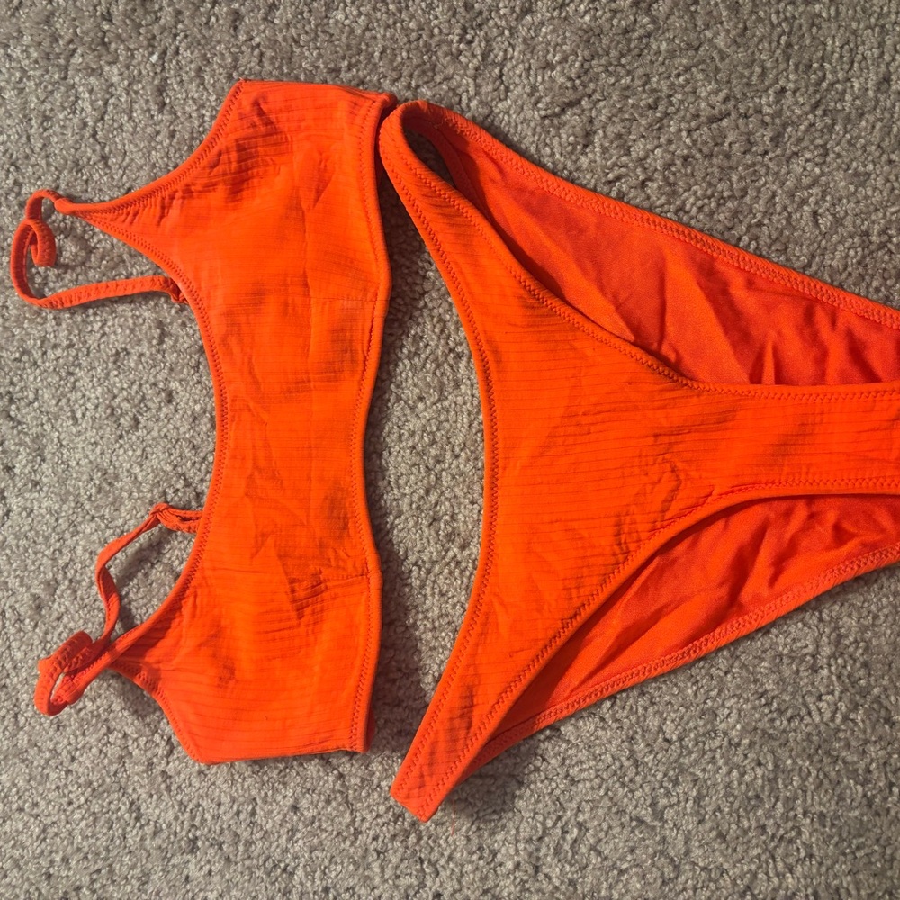Triangl Swimwear Bright Orange Bikini